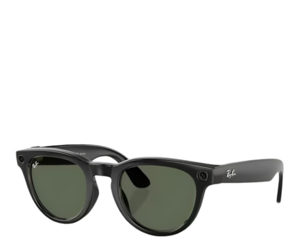 Okulary VR Meta Ray-Ban Headliner - Low Bridge Fit (Plano Green/Shiny Black)